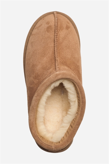 Rosemunde Sydney Shearling band slippers - Almond